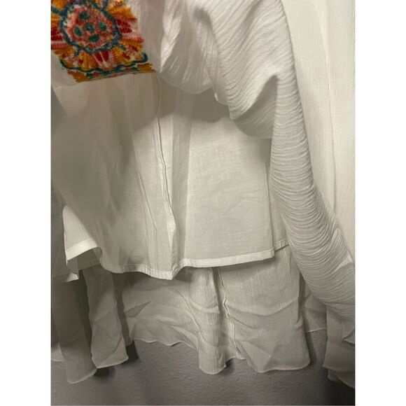 Chico’s Embroidered-Trim Maxi Dress - Picture 4 of 7